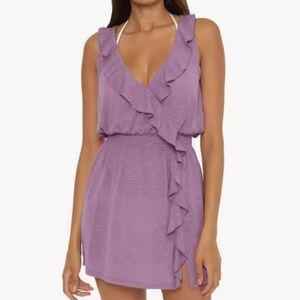 BECCA Purple Sleeveless Cover Up
